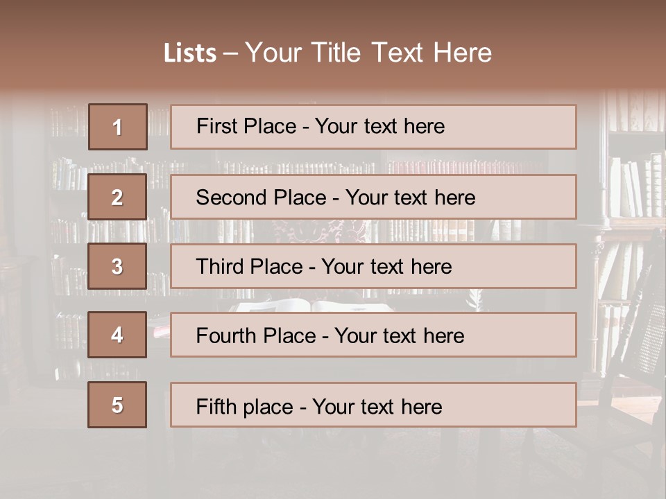 Old Private Office PowerPoint Template