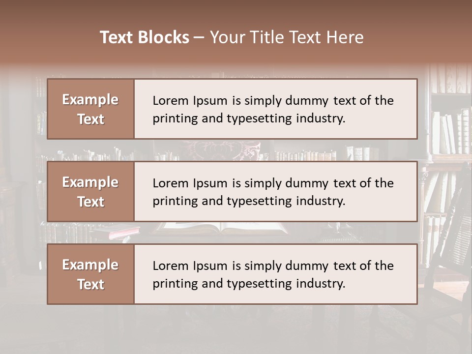 Old Private Office PowerPoint Template