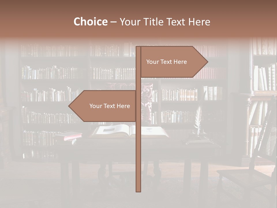Old Private Office PowerPoint Template