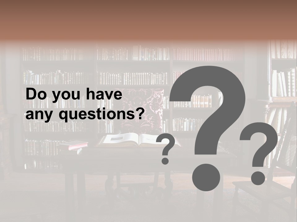 Old Private Office PowerPoint Template