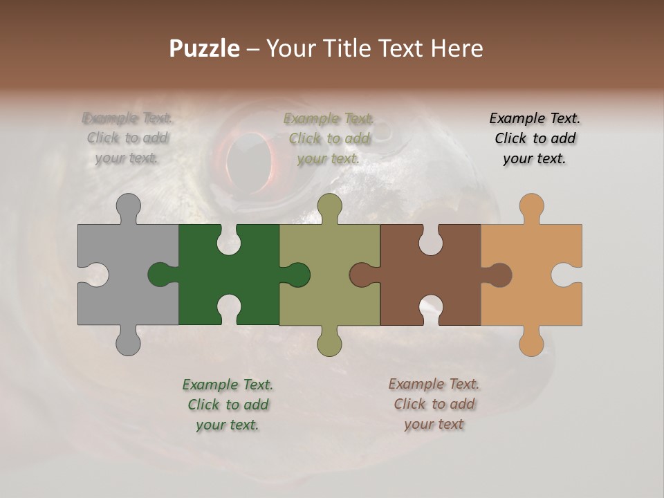 Little Girl Brushing Teeth In Bathroom PowerPoint Template