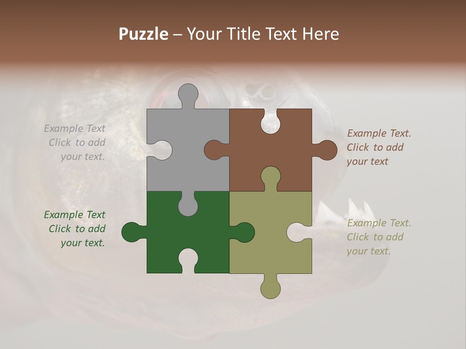 Little Girl Brushing Teeth In Bathroom PowerPoint Template