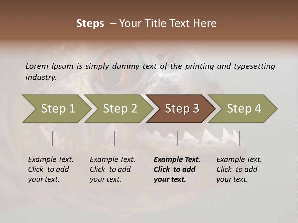 Little Girl Brushing Teeth In Bathroom PowerPoint Template