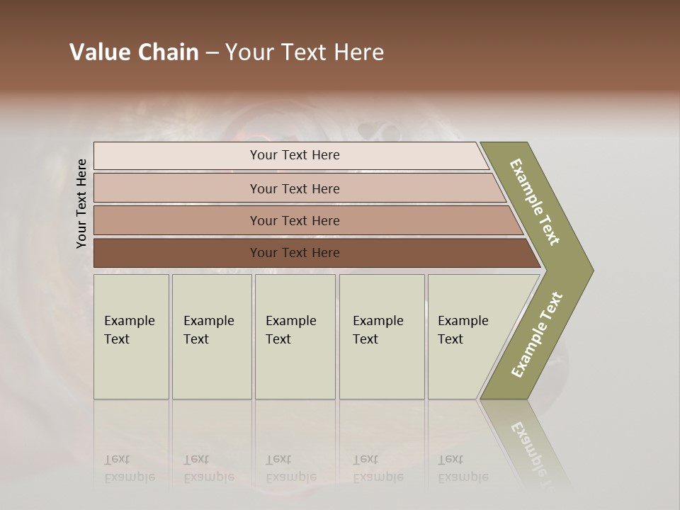 Little Girl Brushing Teeth In Bathroom PowerPoint Template