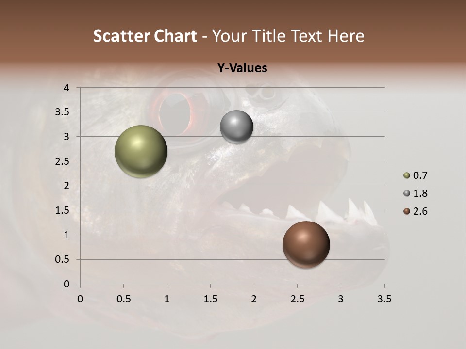 Little Girl Brushing Teeth In Bathroom PowerPoint Template