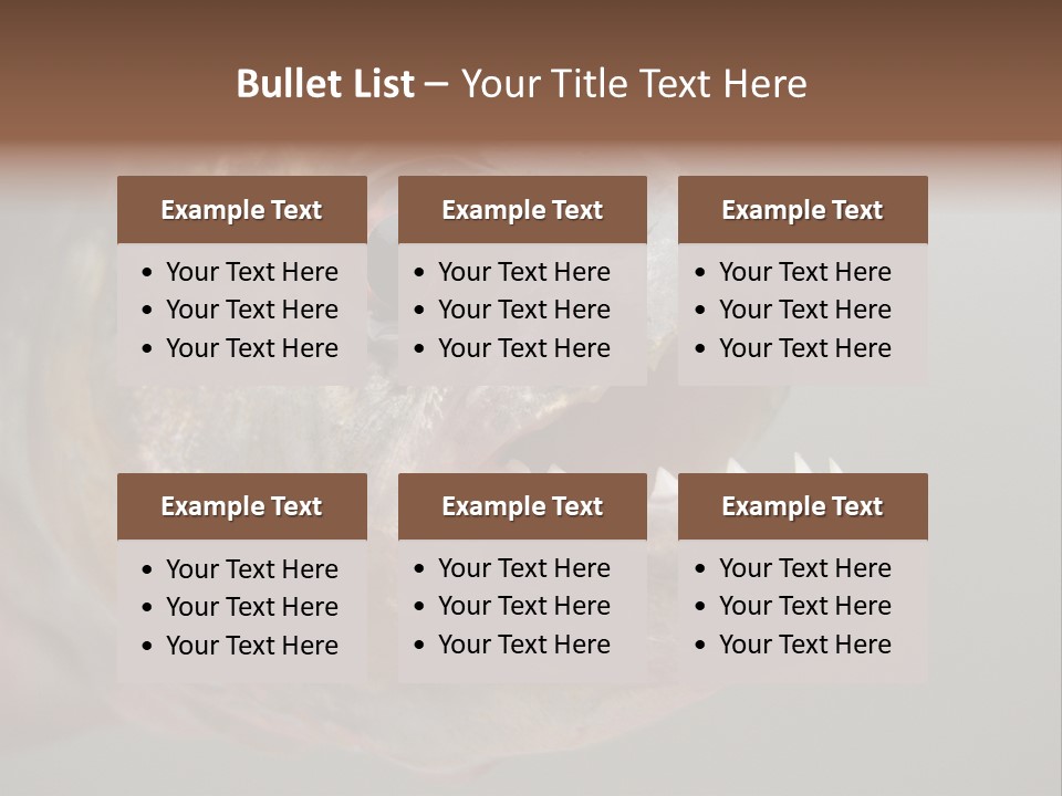 Little Girl Brushing Teeth In Bathroom PowerPoint Template