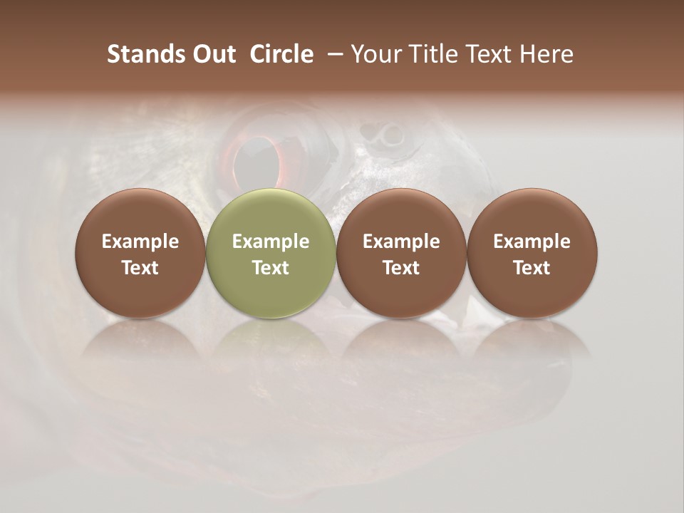 Little Girl Brushing Teeth In Bathroom PowerPoint Template