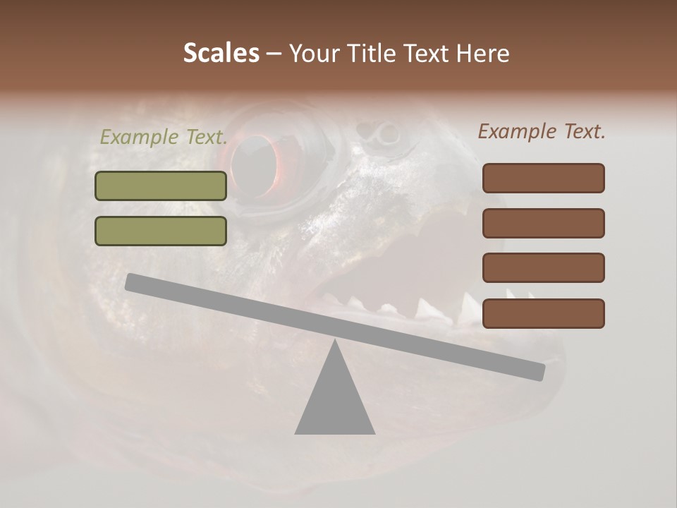 Little Girl Brushing Teeth In Bathroom PowerPoint Template