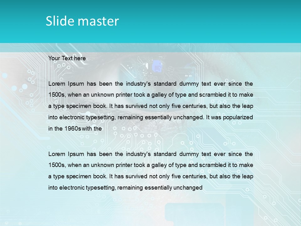 High-Tech Technology Background PowerPoint Template