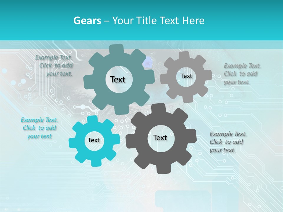 High-Tech Technology Background PowerPoint Template