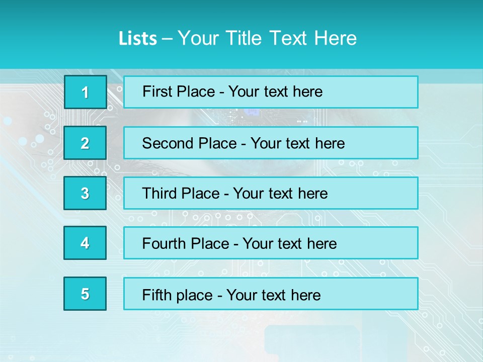 High-Tech Technology Background PowerPoint Template