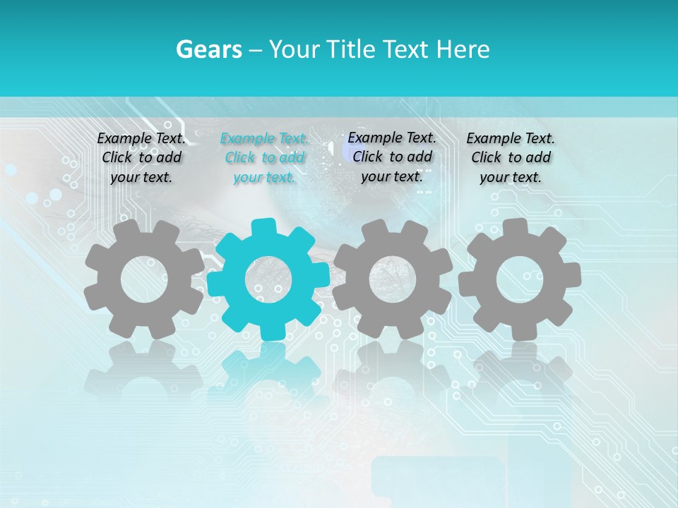 High-Tech Technology Background PowerPoint Template