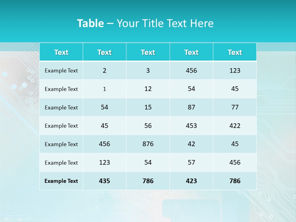High-Tech Technology Background PowerPoint Template