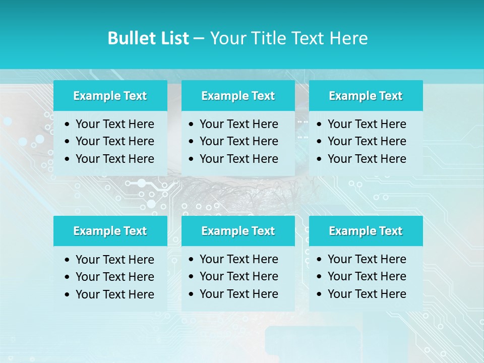 High-Tech Technology Background PowerPoint Template