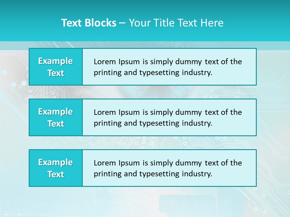 High-Tech Technology Background PowerPoint Template