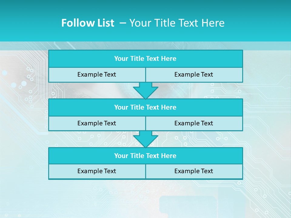 High-Tech Technology Background PowerPoint Template