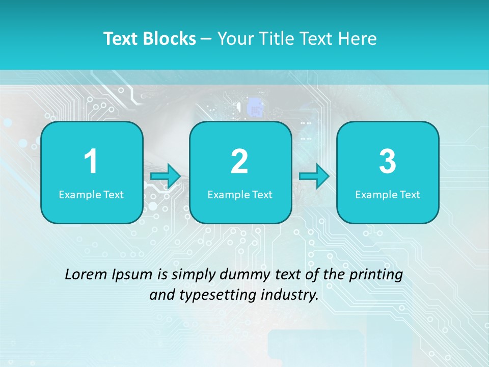 High-Tech Technology Background PowerPoint Template