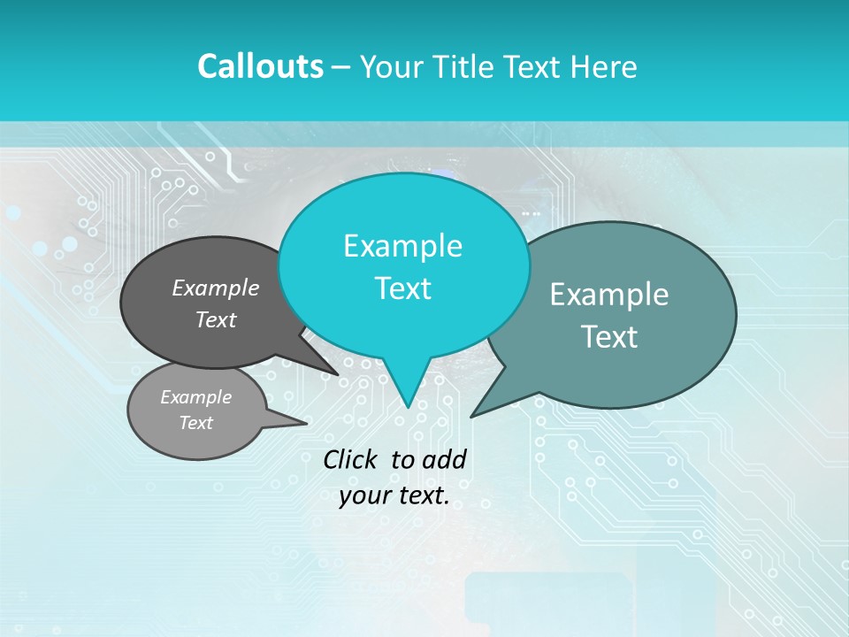 High-Tech Technology Background PowerPoint Template