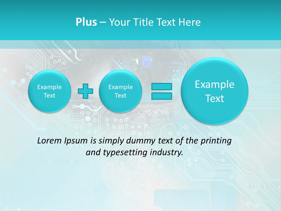 High-Tech Technology Background PowerPoint Template