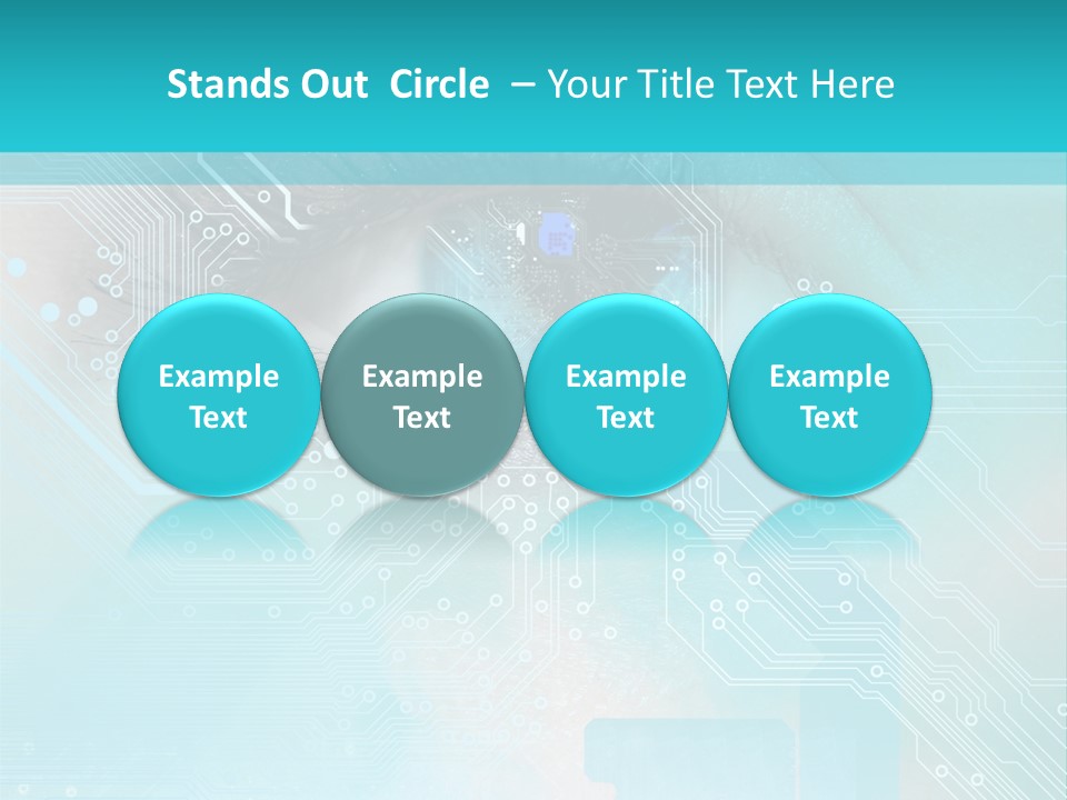 High-Tech Technology Background PowerPoint Template