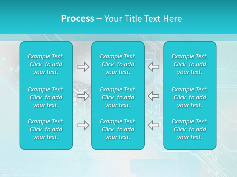 High-Tech Technology Background PowerPoint Template
