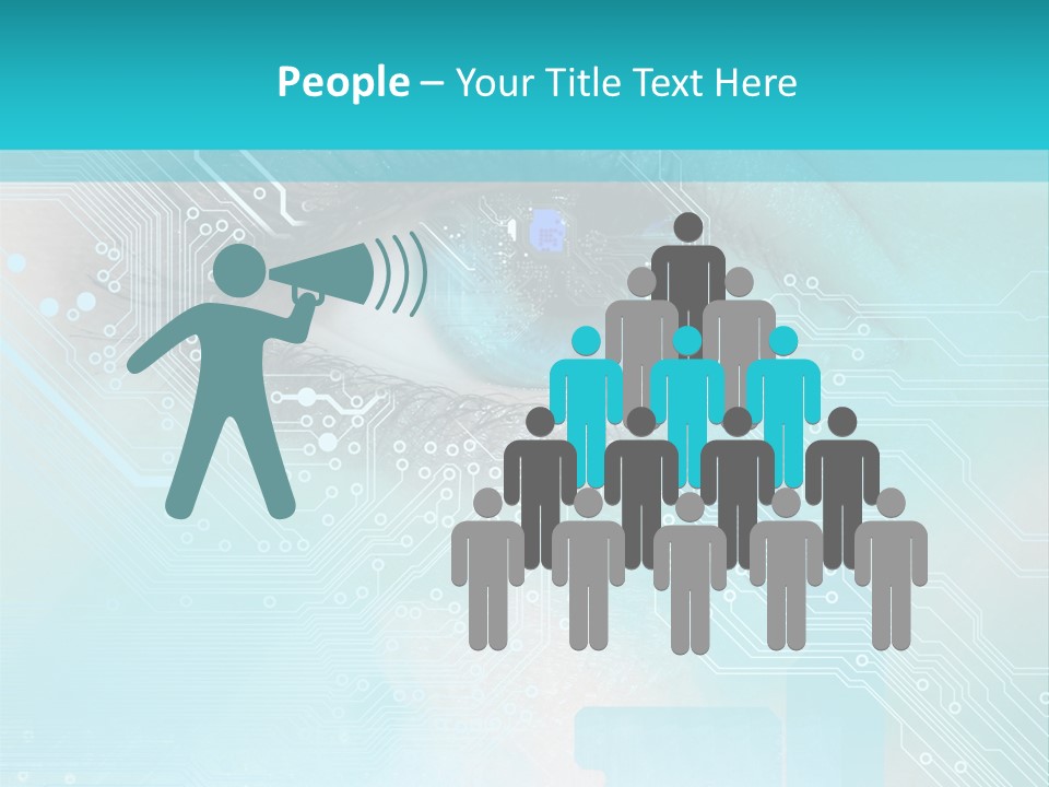High-Tech Technology Background PowerPoint Template