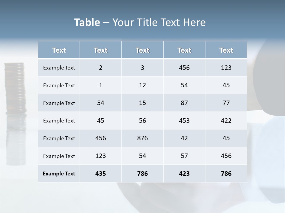 A Hand Putting A Coin Into A Pile Of Coins PowerPoint Template