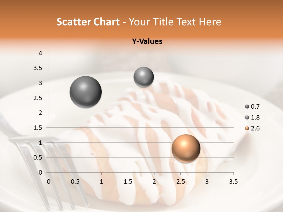 A Cheese Danish And Coffee For Breakfast. PowerPoint Template