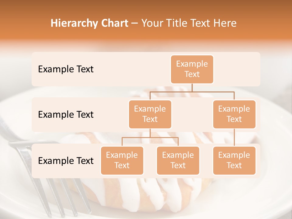 A Cheese Danish And Coffee For Breakfast. PowerPoint Template
