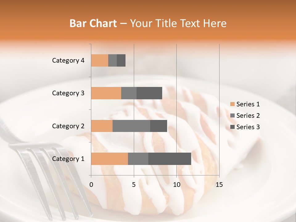 A Cheese Danish And Coffee For Breakfast. PowerPoint Template
