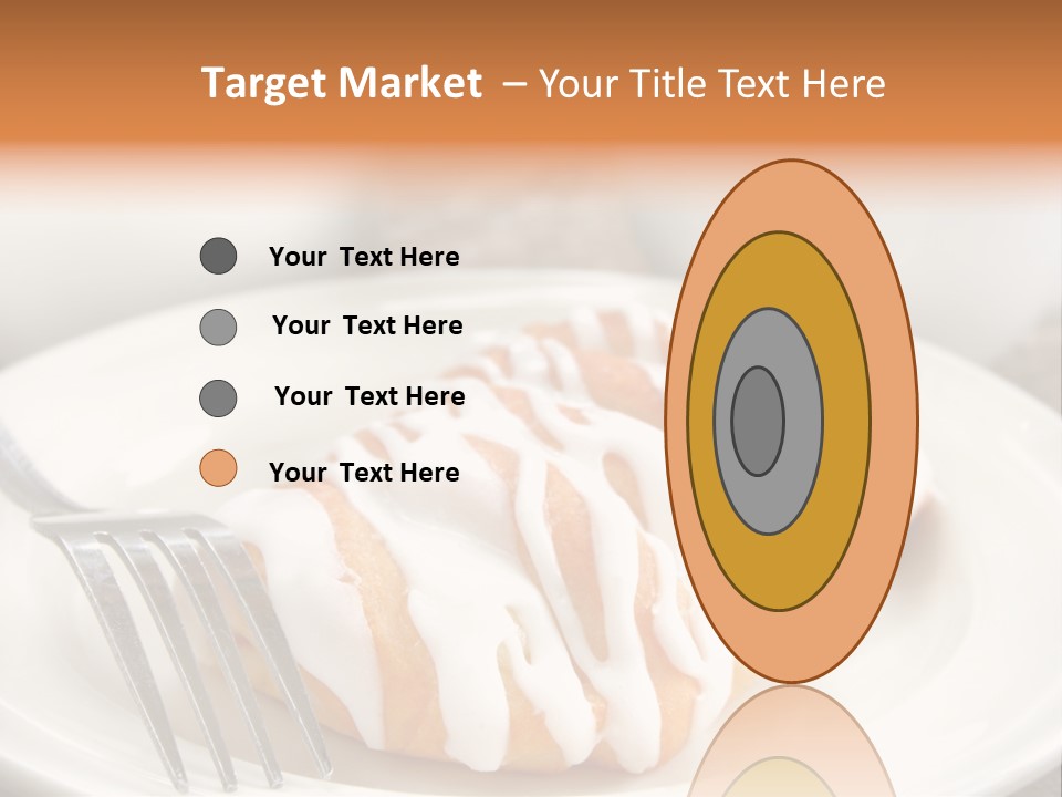 A Cheese Danish And Coffee For Breakfast. PowerPoint Template