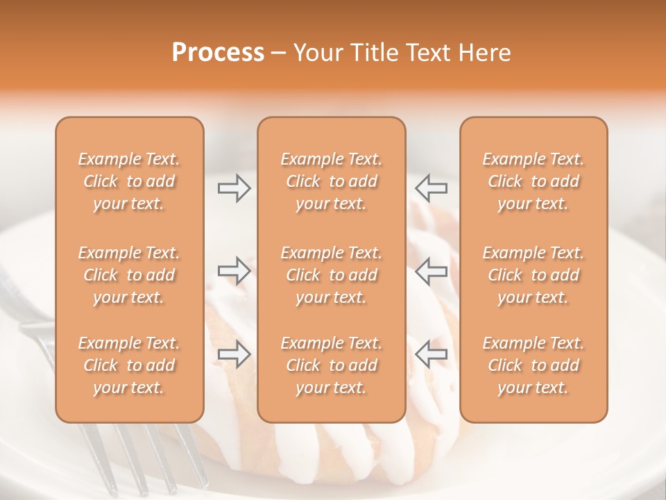 A Cheese Danish And Coffee For Breakfast. PowerPoint Template
