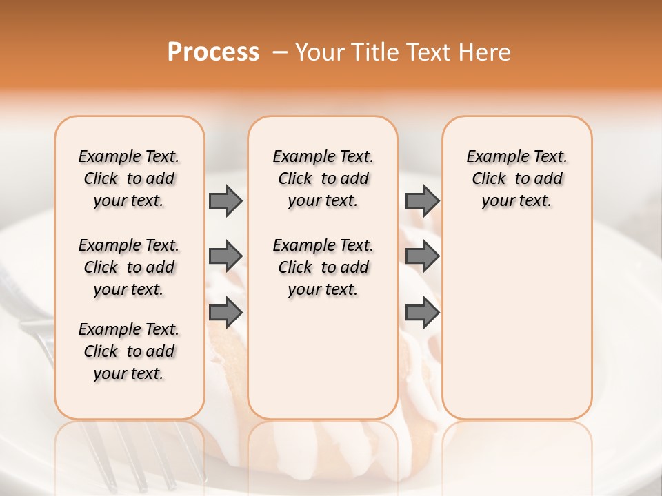 A Cheese Danish And Coffee For Breakfast. PowerPoint Template