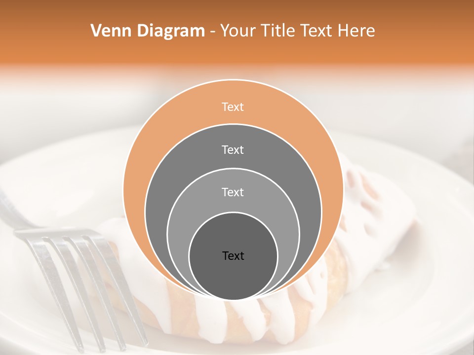 A Cheese Danish And Coffee For Breakfast. PowerPoint Template