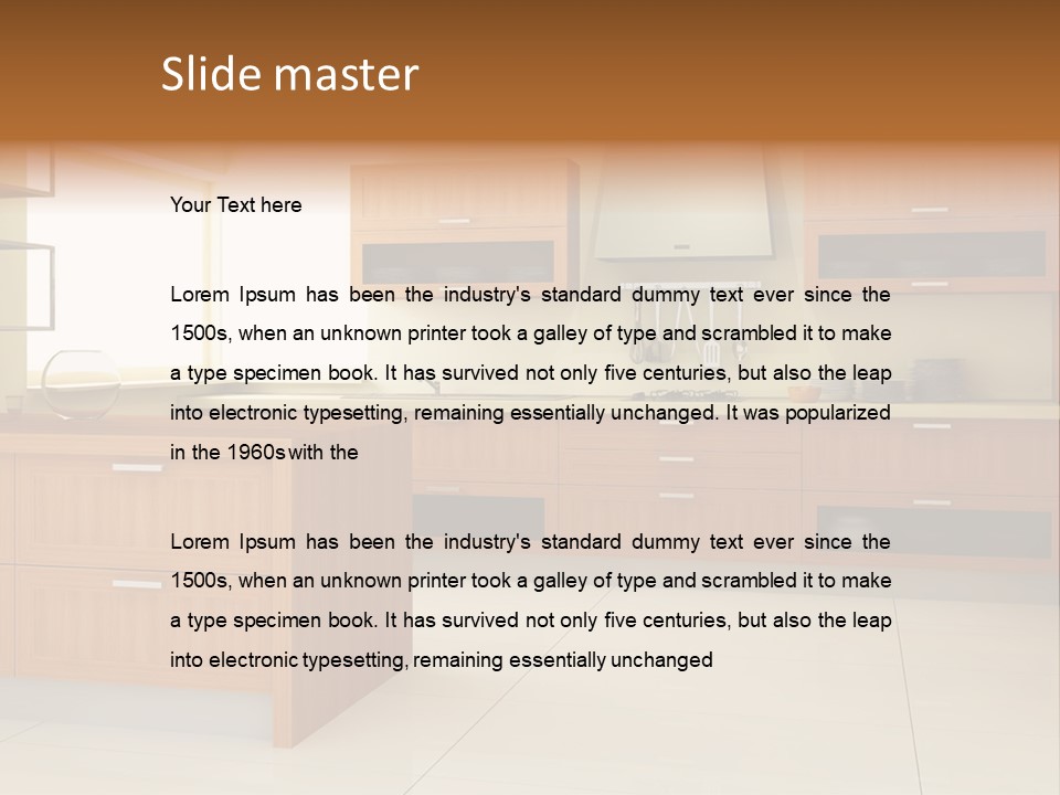 Old Brick Building Is Under Reconstruction For Modern Office Spaces. Downtown Toronto. PowerPoint Template