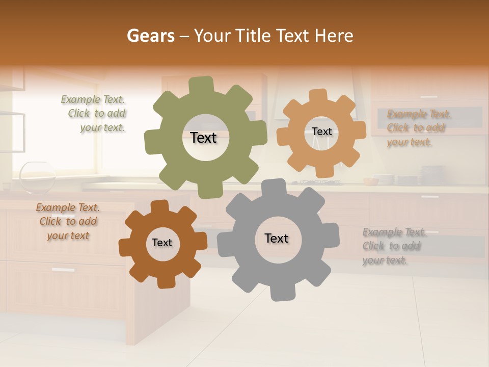 Old Brick Building Is Under Reconstruction For Modern Office Spaces. Downtown Toronto. PowerPoint Template