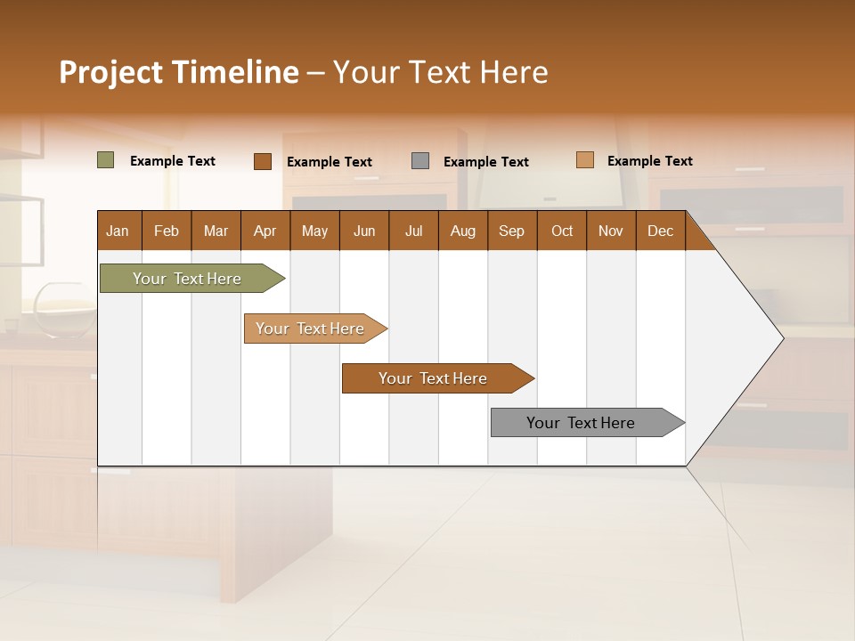 Old Brick Building Is Under Reconstruction For Modern Office Spaces. Downtown Toronto. PowerPoint Template