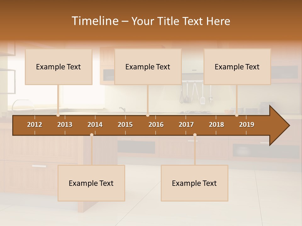 Old Brick Building Is Under Reconstruction For Modern Office Spaces. Downtown Toronto. PowerPoint Template