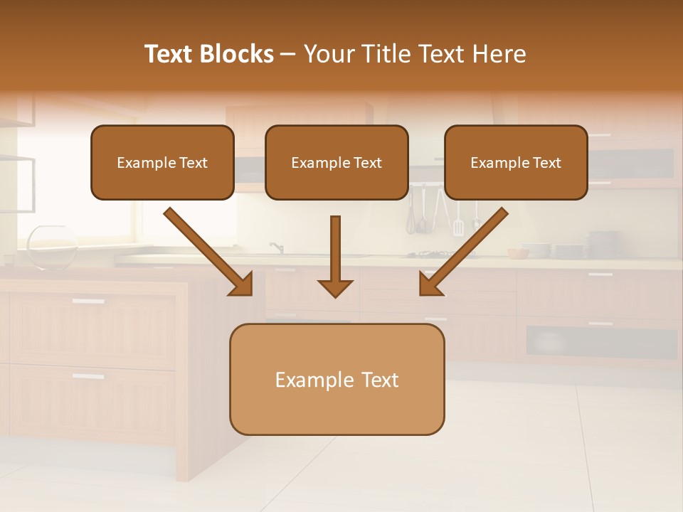 Old Brick Building Is Under Reconstruction For Modern Office Spaces. Downtown Toronto. PowerPoint Template