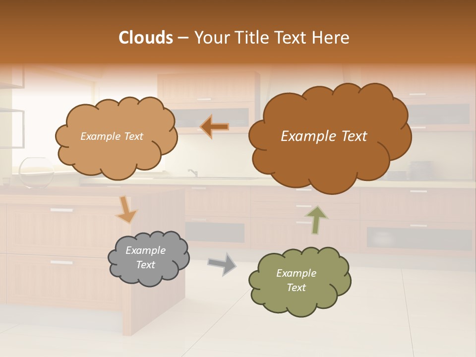 Old Brick Building Is Under Reconstruction For Modern Office Spaces. Downtown Toronto. PowerPoint Template
