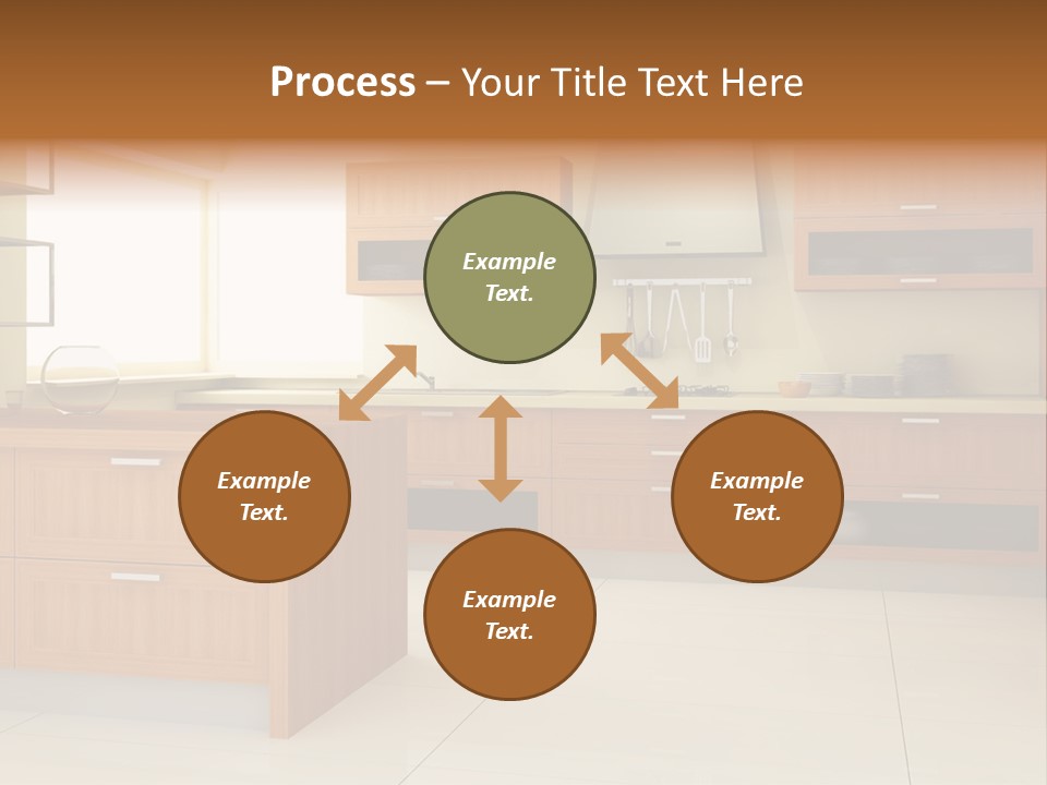 Old Brick Building Is Under Reconstruction For Modern Office Spaces. Downtown Toronto. PowerPoint Template