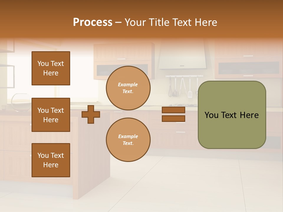 Old Brick Building Is Under Reconstruction For Modern Office Spaces. Downtown Toronto. PowerPoint Template