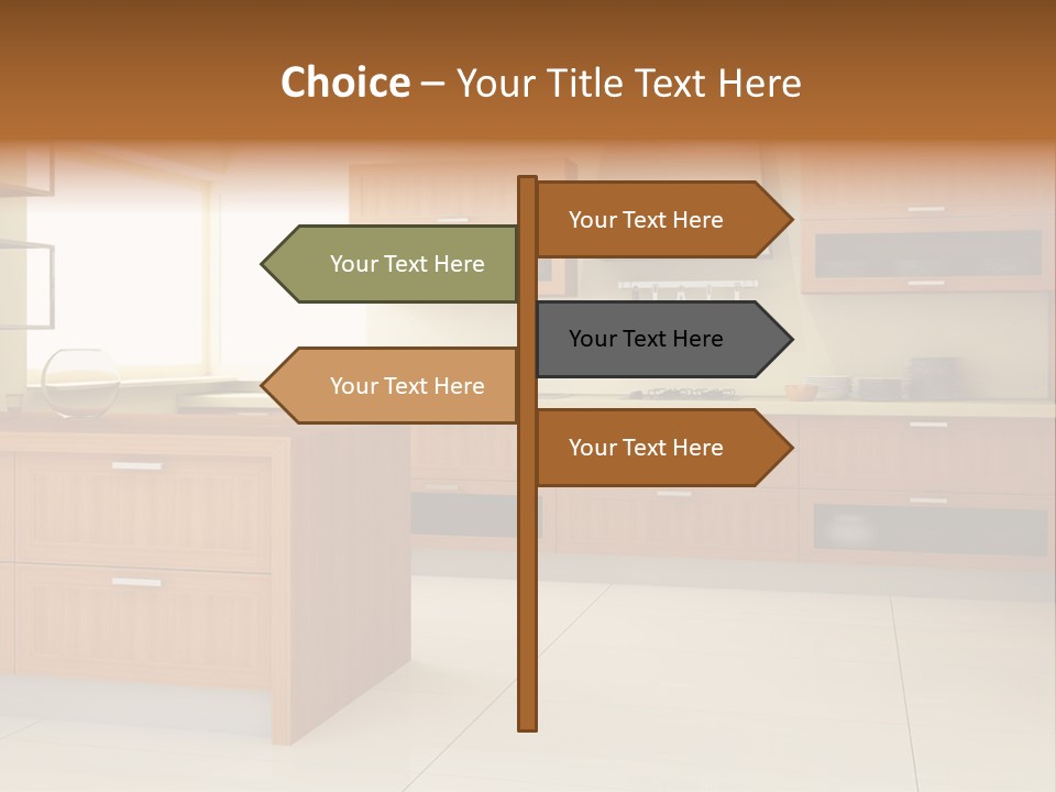 Old Brick Building Is Under Reconstruction For Modern Office Spaces. Downtown Toronto. PowerPoint Template