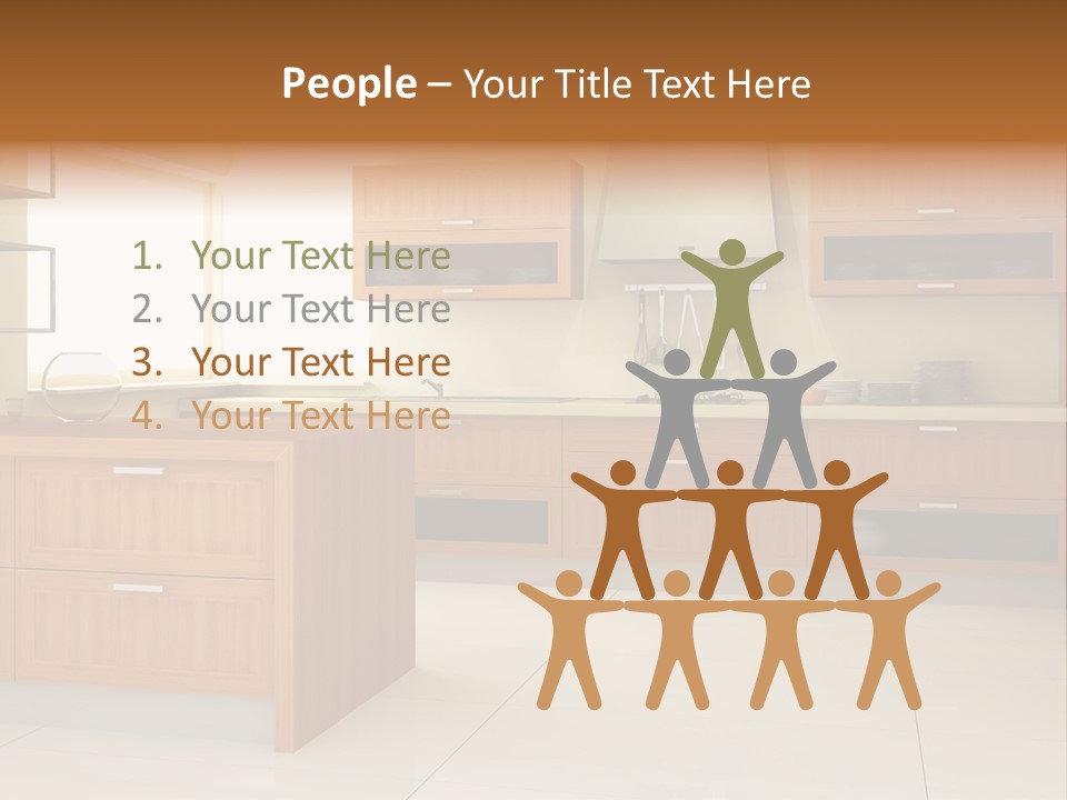 Old Brick Building Is Under Reconstruction For Modern Office Spaces. Downtown Toronto. PowerPoint Template