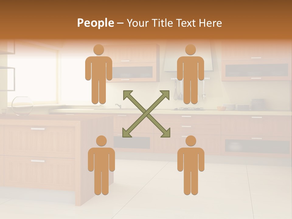 Old Brick Building Is Under Reconstruction For Modern Office Spaces. Downtown Toronto. PowerPoint Template