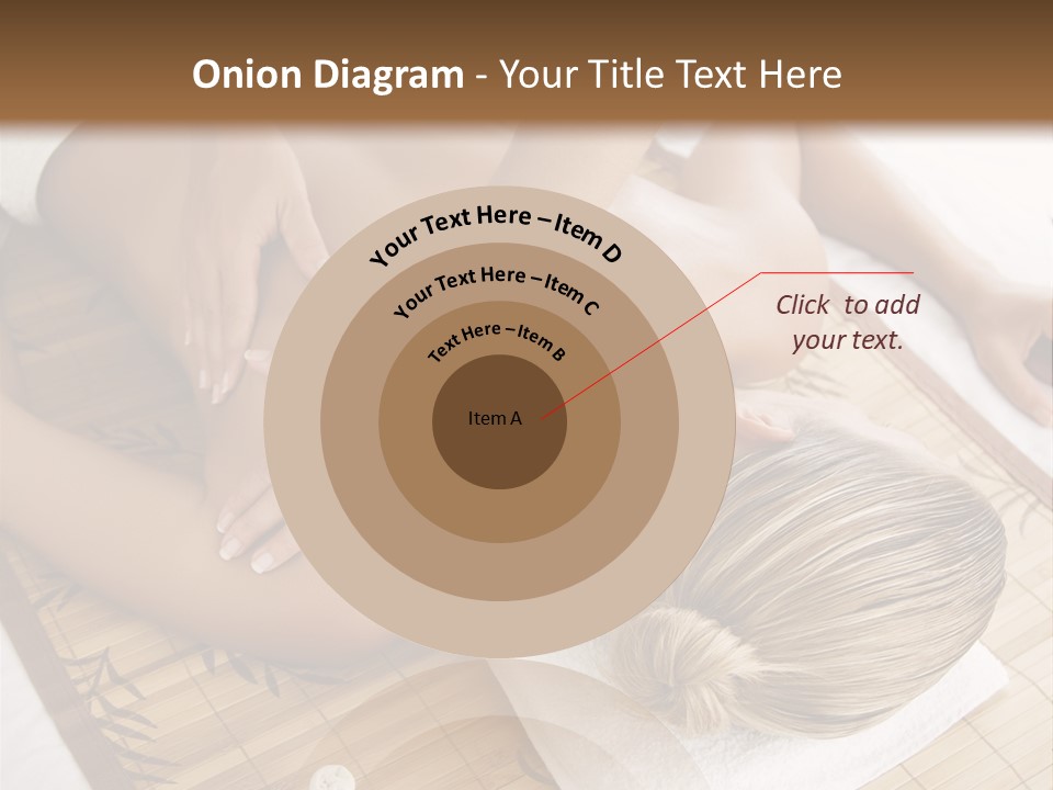 Female Receiving Professional Massage PowerPoint Template