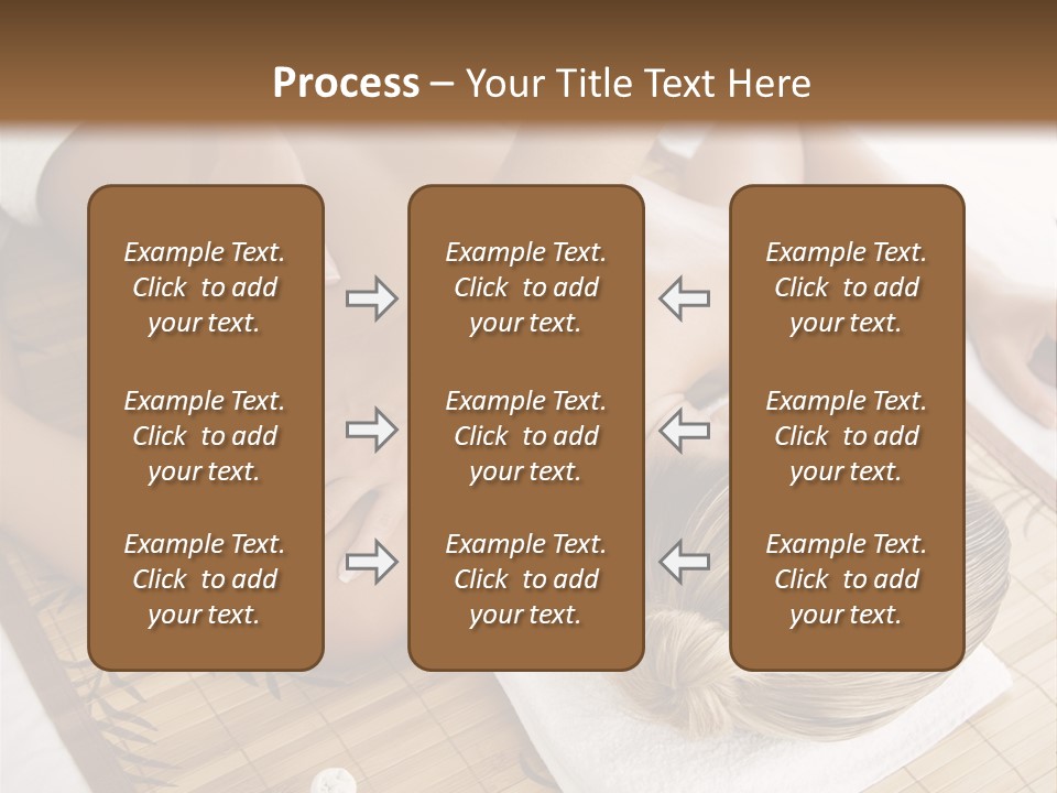 Female Receiving Professional Massage PowerPoint Template