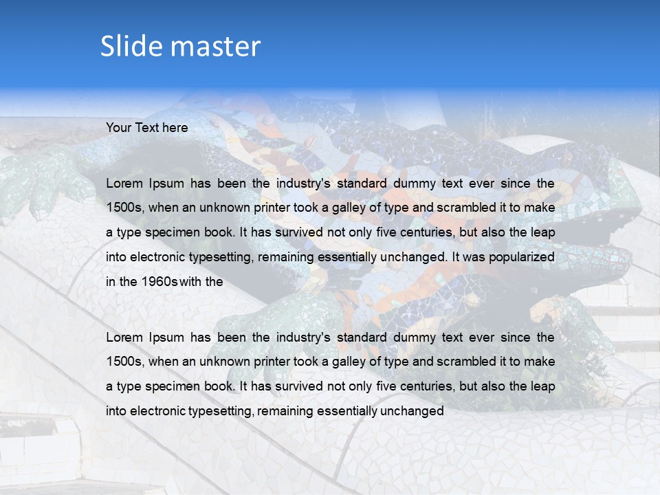 A Neighborhood Golf Course In Las Vegas PowerPoint Template