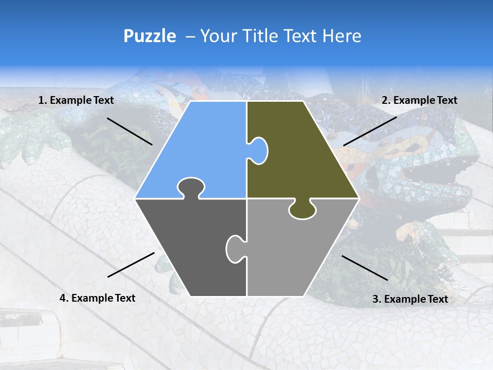 A Neighborhood Golf Course In Las Vegas PowerPoint Template