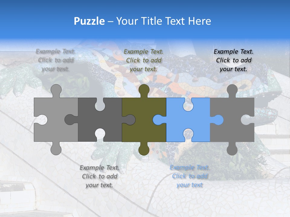 A Neighborhood Golf Course In Las Vegas PowerPoint Template